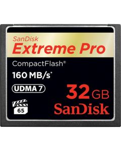 SanDisk Extreme Pro Compact Flash Card 4K Ready 1067x 160MB/s: 32GB