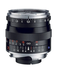 Zeiss 35mm f2 Biogon T* ZM Leica M Mount Lens: Black