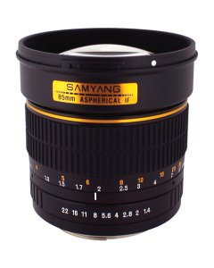 Samyang 85mm F1.4 Aspherical IF MC Lens: NIKON CA2549