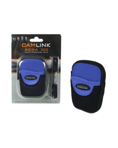 Camlink Roma 100 Compact Camera Case - Blue/Black
