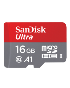 SanDisk MicroSDHC Ultra Card + SD Adapter Class 10 Memory Card 98mb/s: 16GB