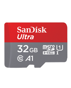 SanDisk MicroSDHC Ultra Card + SD Adapter Class 10 Memory Card 98mb/s: 32GB