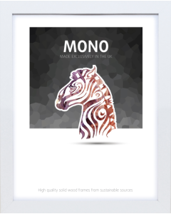 Ultimat Mono - White 12x8 Readymade Frame 