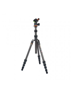 3 Legged Thing Punks Brian Carbon Fibre Travel Tripod With Airhed Neo - Black