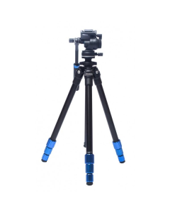 Benro Slim Aluminium Video Tripod With Fluid Video Head - TSL08AS2CSH
