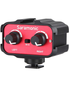 Saramonic SR-AX100 Passive 2-Channel Audio Mixer Adapter for DSLR Cameras