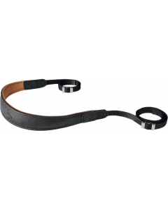 Eddycam Fashion 1 Elk Skin Leather Camera Strap - Black / Natural - 9319