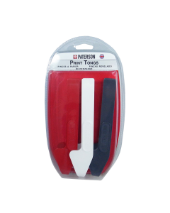 Paterson Print Tongs - 3 Pack (Red, White and Grey)