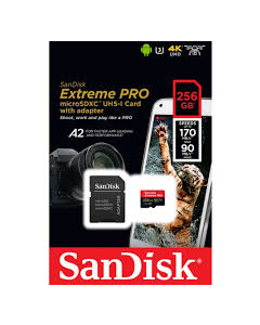 SanDisk Extreme Pro 256GB 170MB/s Micro SD Card