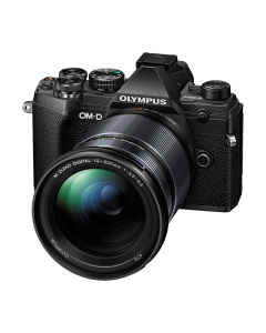 Olympus OM-D E-M5 Mark III Digital Camera with 12-200mm Lens - Black