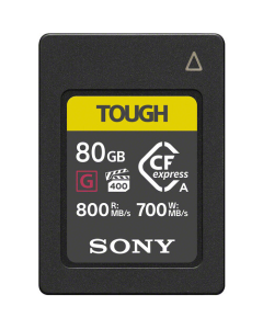 Sony 80GB CFexpress Type A TOUGH Memory Card (800MB/s Read | 700MB/s Write)