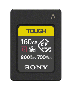 Sony 160GB CFexpress Type A TOUGH Memory Card (800MB/s Read | 700MB/s Write)