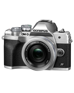 Olympus OM-D E-M10 Mark IV Digital Camera with 14-42mm EZ Lens - Silver