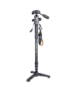 Vanguard VEO 2S CM-264TBP Carbon Fibre Monopod with Foldable Tri-Feet and BP-120 Ball/Pan-Head