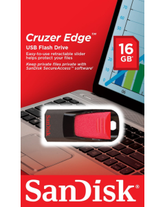SanDisk Cruzer Edge USB Drive Memory Stick: 16GB 