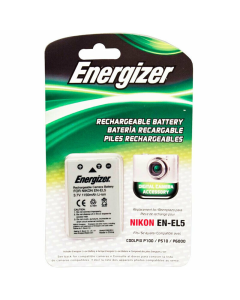 Energizer Nikon EN-EL5 Replacement Li-Ion Recheargeable Camera Battery 