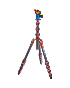3 Legged Thing Albert 2.0 Carbon Fibre Tripod Kit with AirHed Pro Ball Head - Bronze