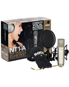 Rode NT1-A Condenser Microphone Complete Vocal Recording Solution Kit