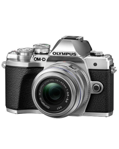 Olympus OM-D E-M10 Mark III Digital Camera with 14-42mm II R lens - Silver