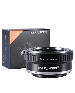 K&F Concept Nikon F to Canon EOS M Lens Mount Adapter - KF06.122