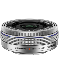 Olympus 14-42mm EZ Zoom Lens - Silver: White Box 