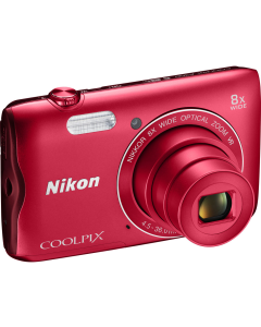 Nikon Coolpix A300 Compact Digital camera - Red