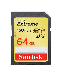 SanDisk Extreme SDXC UHS-I 64GB 150mb/s SD Memory Card