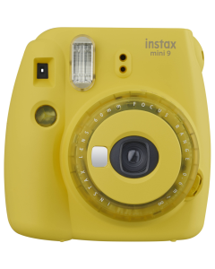 Fujifilm Instax Mini 9 Compact Instant Film Camera: Clear Yellow