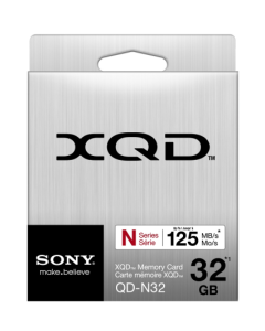 Sony 32GB N-Series Up To 125MB/s XQD Memory Card (QD-N32)