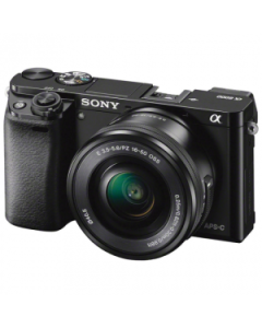 Sony Alpha A6000 Digital Camera with 16-50mm Power Zoom Lens - Black