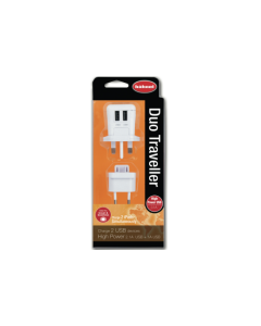 Hahnel Duo Traveller High Power USB iPad Charger with EU Adapter 