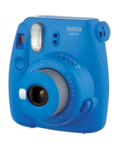 Fujifilm Instax Mini 9 Compact Instant Film Camera: Cobalt Blue