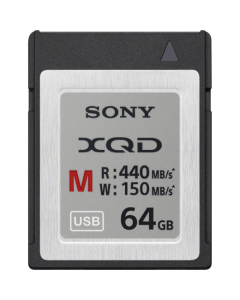 Sony 64GB M Series Up To 440MB/s Read & 150MB/s Write XQD Memory Card