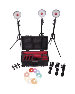Rotolight Neo II Continuous/Flash LED Three Light Kit with Hard Case