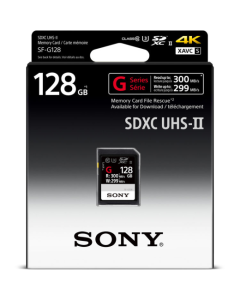 Sony 128GB G Series SDXC UHS-II up to 300MB/s SD Memory Card SF-G128