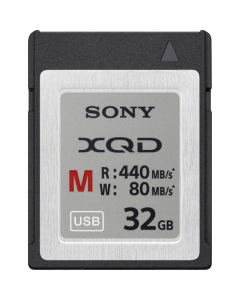 Sony 32GB M Series Up To 440MB/s Read & 80MB/s Write XQD Memory Card