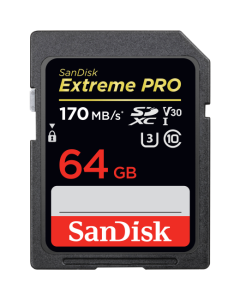 SanDisk Extreme Pro SDXC UHS-I 64GB 170mb/s SD Memory Card