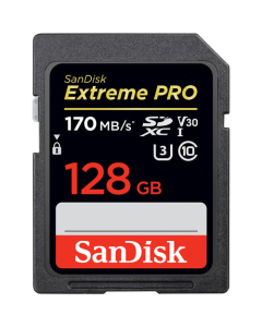 SanDisk Extreme Pro SDXC UHS-I 128GB 170mb/s SD Memory Card