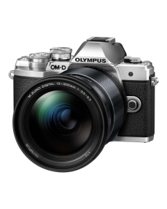 Olympus OM-D E-M10 Mark III Digital Camera with 12-200mm Lens - Silver