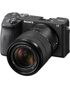 Sony Alpha A6600 Digital Camera with 18-135mm Lens - Black