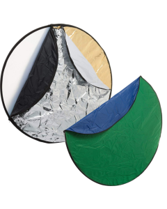 Bresser 7 in 1 Collapsable Diffuser, Reflector and Background Dish 56cm/22 Inch - BR-TR2