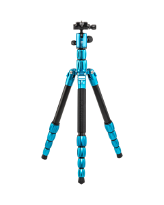 MeFOTO BackPacker S Carbon Fibre Travel Tripod - Blue