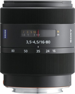 Sony 16-80mm f3.5-4.5 ZA VS T* DT Alpha Lens 