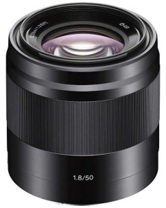 SONY NEX E 50mm F1.8 OSS Lens - Black