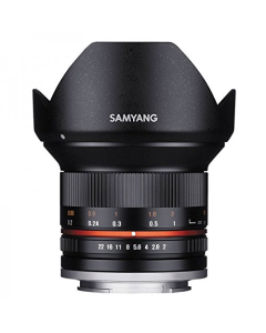 Samyang 12mm F2.0 NCS CS Ultra Wide Angle Lens: Micro Four Thirds: Black