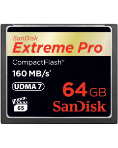 SanDisk Extreme Pro Compact Flash Card 4K Ready 1067x 160MB/s: 64GB