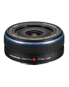 Olympus PEN 17mm f2.8 Pancake Lens: Black CA2486