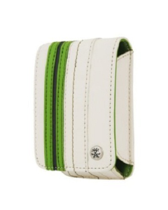 Crumpler Gofer Royale 35 Leather Compact Camera Case -  Off White / Dark Green