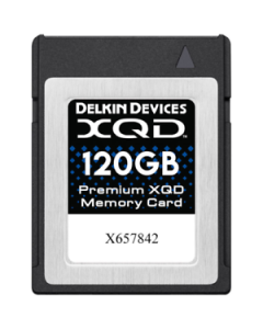 Delkin Devices 120GB Up To 440MB/s Read & 400MB/s Write XQD Memory Card