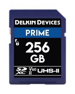 Delkin Devices Prime 256GB SD UHS-II V60 Memory Card